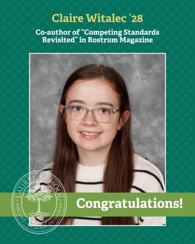 Photo post from laurelschool.