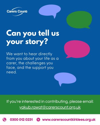 Photo post from carerscountkirklees.