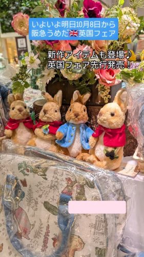 ピーターラビットタペストリー 京都・二寧坂のピーターラビット(TM)オフィシャルショップが1