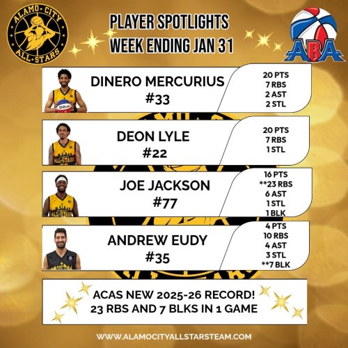 Photo post from thealamocityallstars.