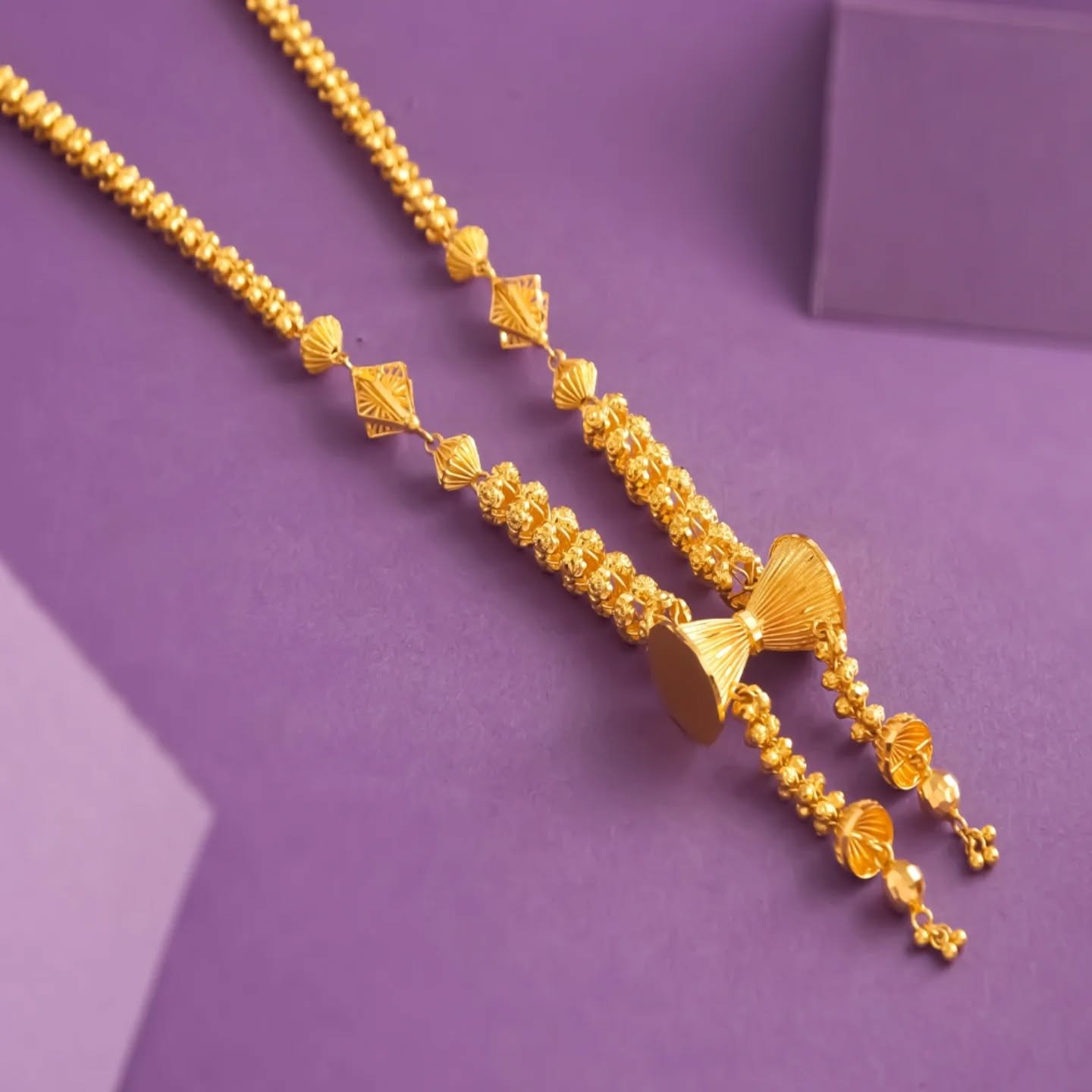 Gold Necklace - NEO4530 - Shyam Sundar Co Jewellers