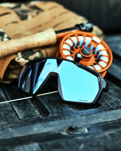 WX Citadel Sunglasses - CAPTIVATE™ Tungsten Mirror Lenses Black