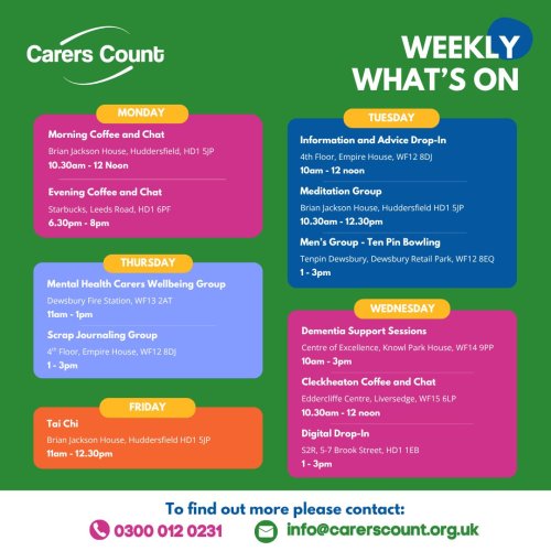 Photo post from carerscountkirklees.