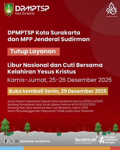 Photo post from dpmptsp.surakarta.