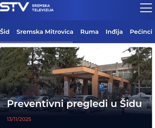 Photo post from sremskatelevizija.