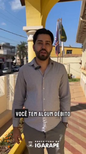 Video post from prefeituradeigarape.