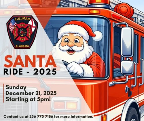 Photo post from Cullman Fire Rescue.