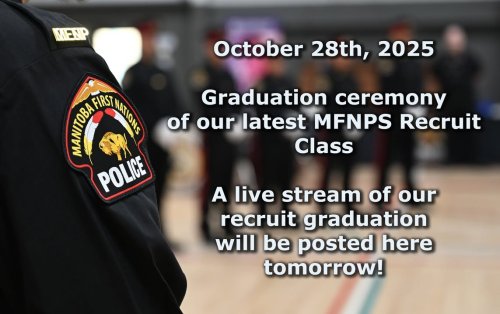 Photo post from Manitoba First Nations Police Service.