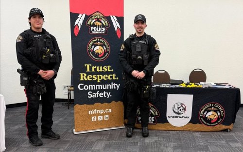 Photo post from Manitoba First Nations Police Service.