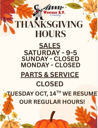 Photo post from Western RV Country.