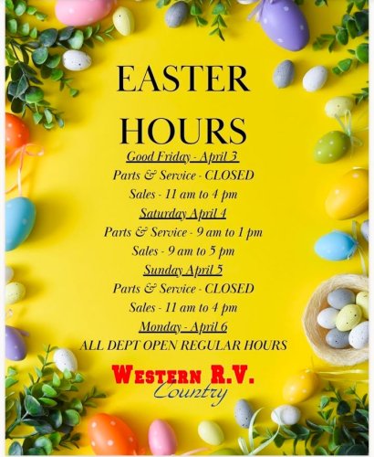 Photo post from Western RV Country.