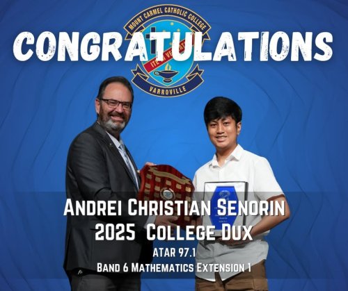 Carousel post from Mount Carmel Catholic College, Varroville.