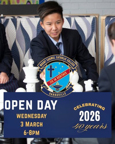 Photo post from Mount Carmel Catholic College, Varroville.