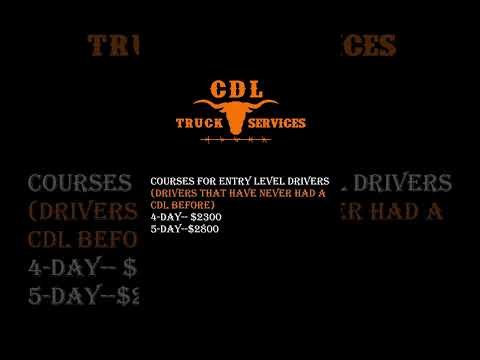 Video post from CDL Truck Services.