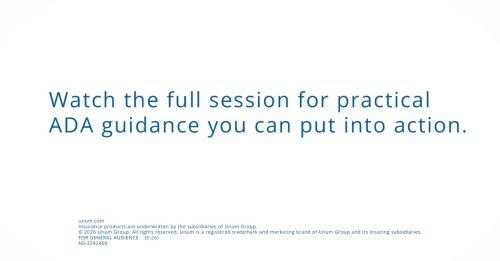 Video post from Unum.