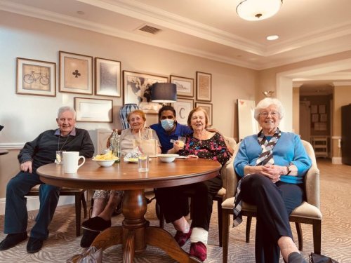 Carousel post from Llys Cyncoed Care Home.