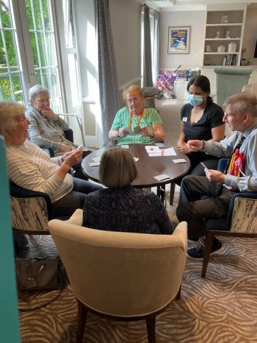 Carousel post from Llys Cyncoed Care Home.