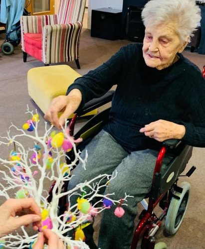 Carousel post from Salisbury Manor Care Home.
