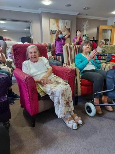 Carousel post from Salisbury Manor Care Home.