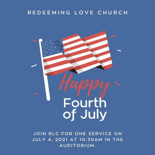 Photo post from Redeeming Love Church.