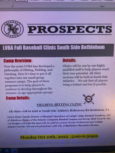 Photo post from Bethlehem Recreation.
