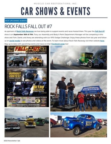 Carousel post from Muscle Car Restorations.