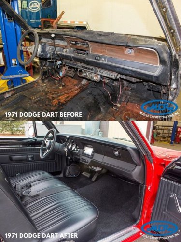 Photo post from Muscle Car Restorations.