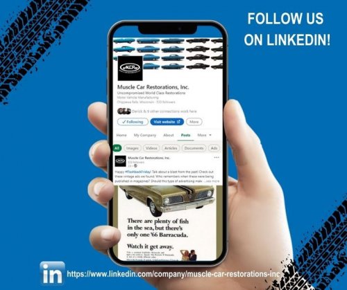 Carousel post from Muscle Car Restorations.