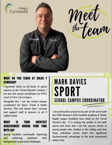 Carousel post from @CymoeddSport.