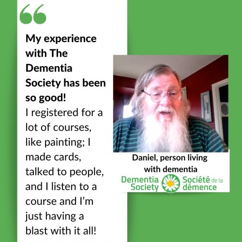 Photo post from @TheDementiaSoc.