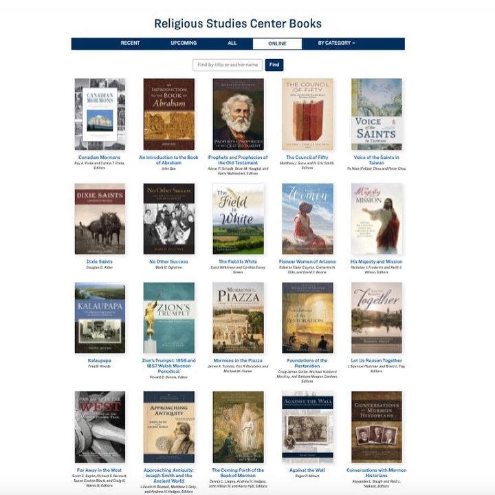 Photo post from BYU Religious Education.