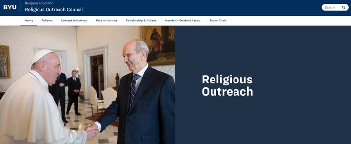 Photo post from BYU Religious Education.
