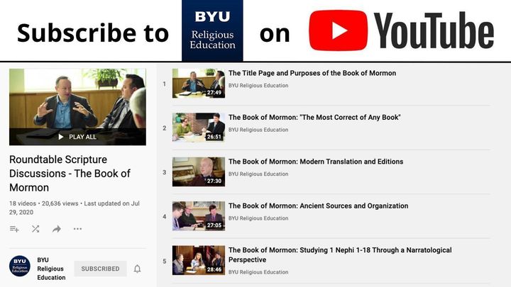 Photo post from BYU Religious Education.