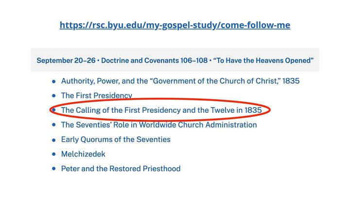 Photo post from BYU Religious Education.