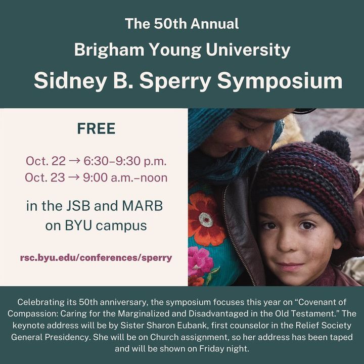 Photo post from BYU Religious Education.