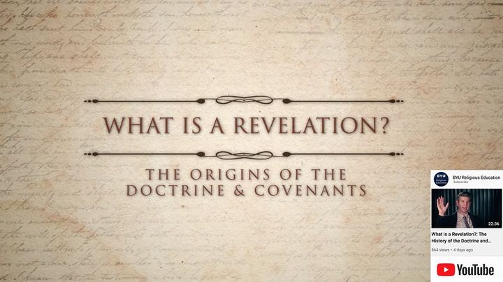 Carousel post from BYU Religious Education.