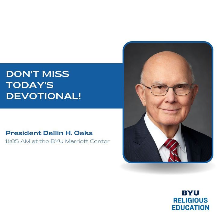 Photo post from BYU Religious Education.