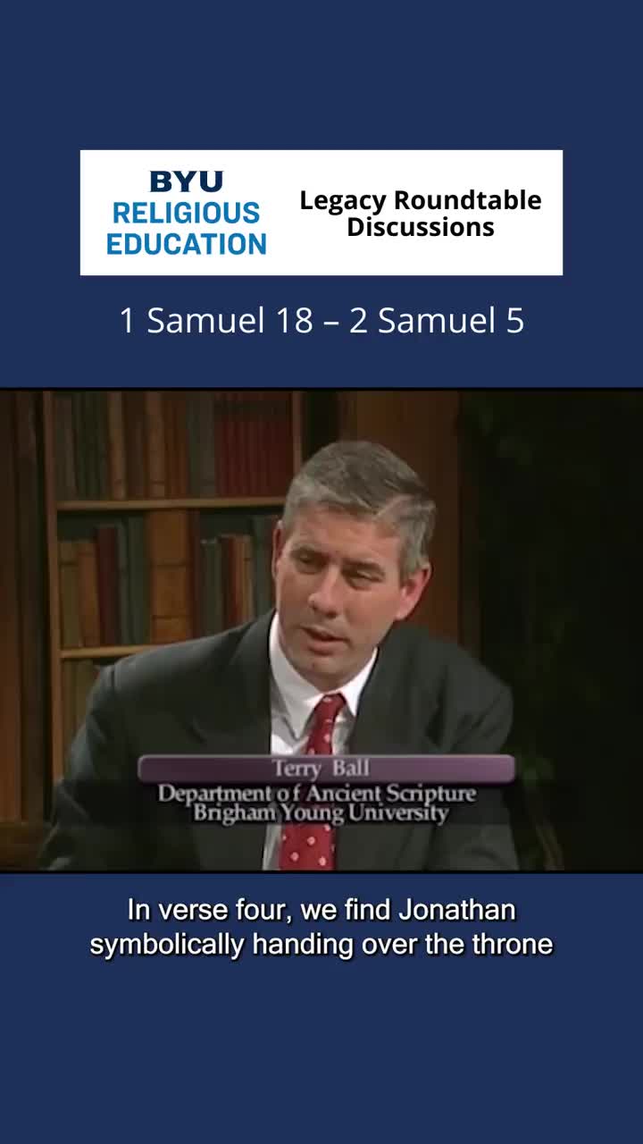 Video post from BYU Religious Education.