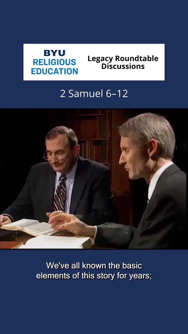 Video post from BYU Religious Education.