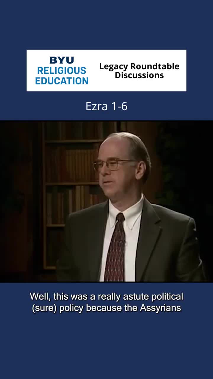 Video post from BYU Religious Education.