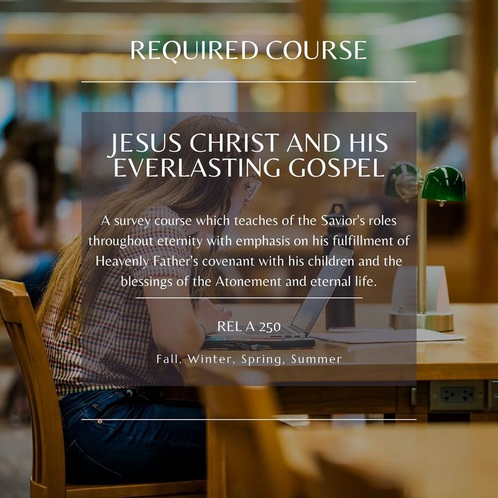 Photo post from BYU Religious Education.