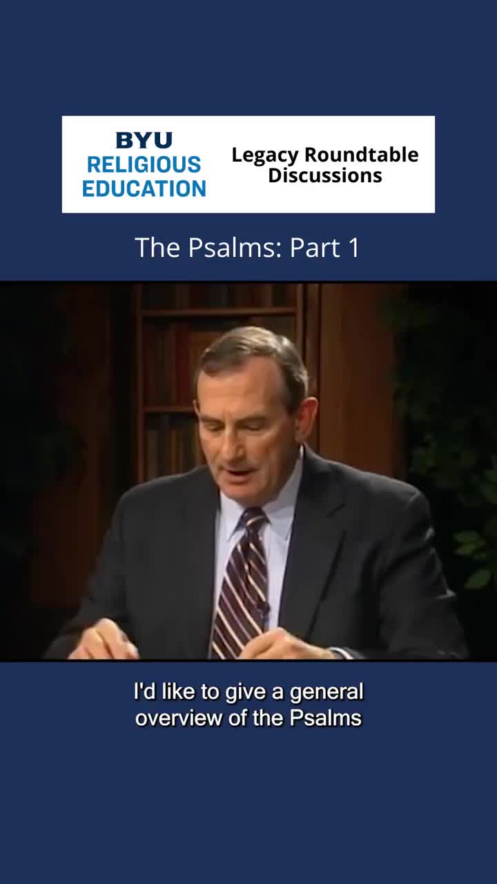 Video post from BYU Religious Education.