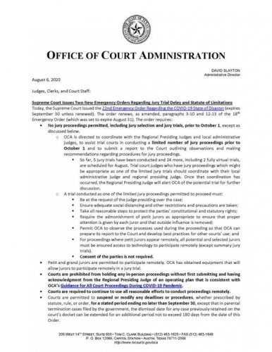 Carousel post from Litigation Section of the State Bar of Texas.