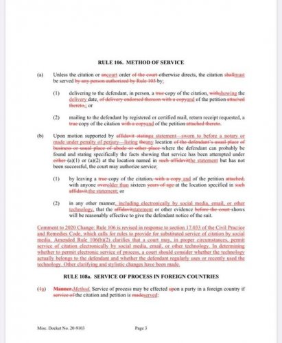 Carousel post from Litigation Section of the State Bar of Texas.