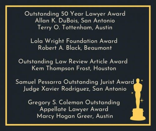 Photo post from Litigation Section of the State Bar of Texas.
