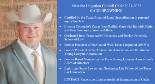 Photo post from Litigation Section of the State Bar of Texas.