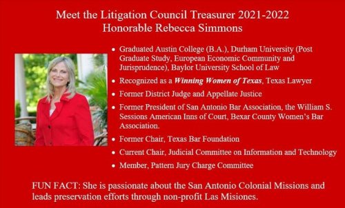 Photo post from Litigation Section of the State Bar of Texas.