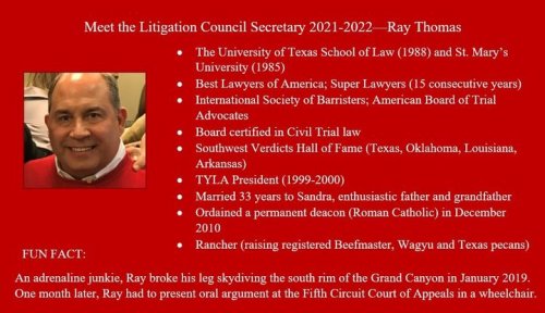 Photo post from Litigation Section of the State Bar of Texas.
