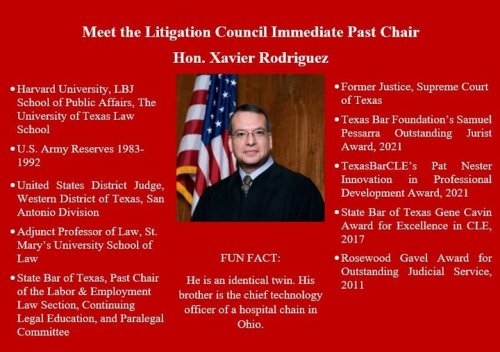 Photo post from Litigation Section of the State Bar of Texas.