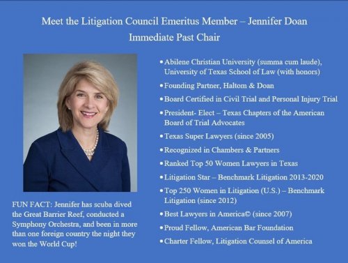 Photo post from Litigation Section of the State Bar of Texas.
